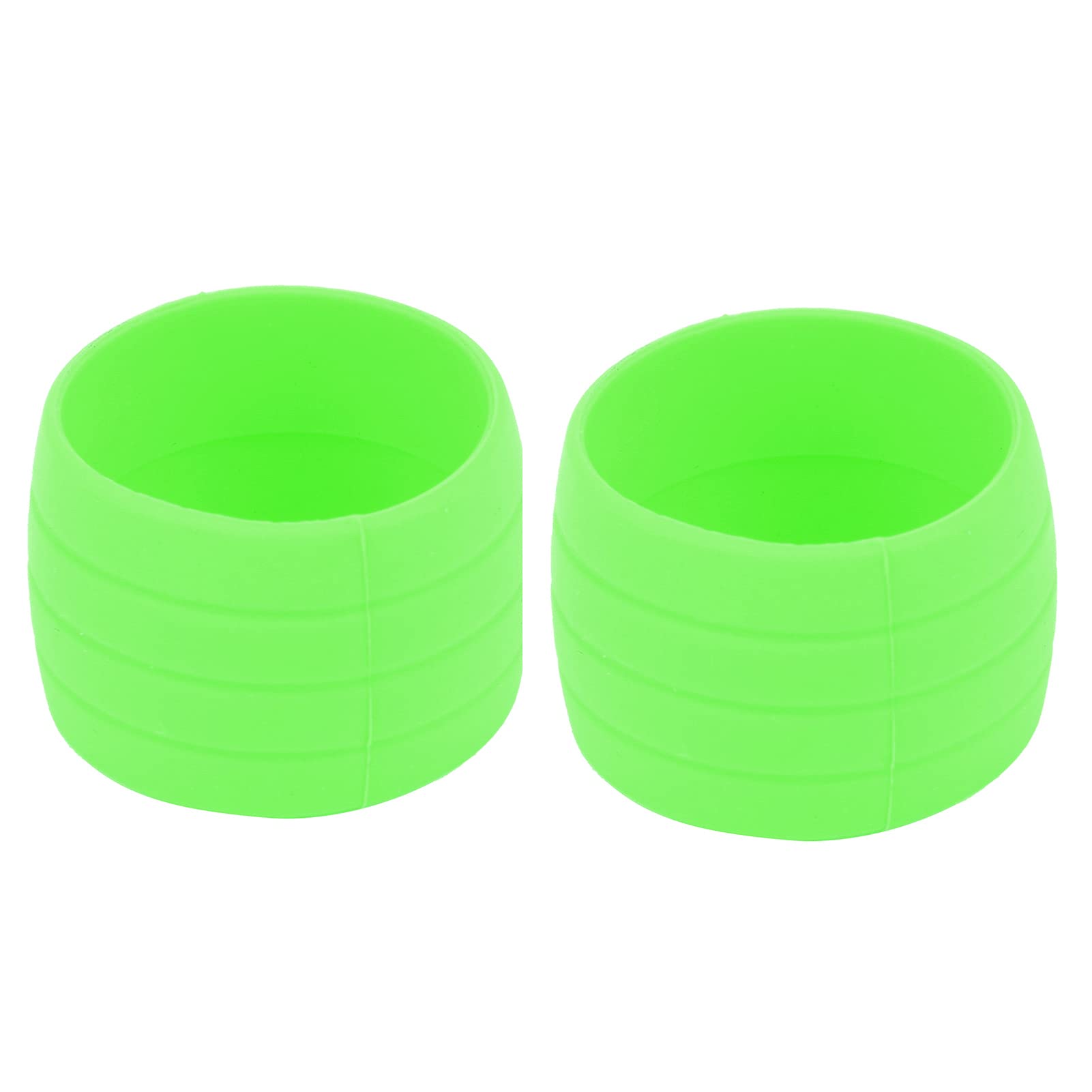 Anel de fixação elástico de silicone para bicicleta, anel anti-salto, alças para fita de barra de bicicleta de estrada (verde) - 7