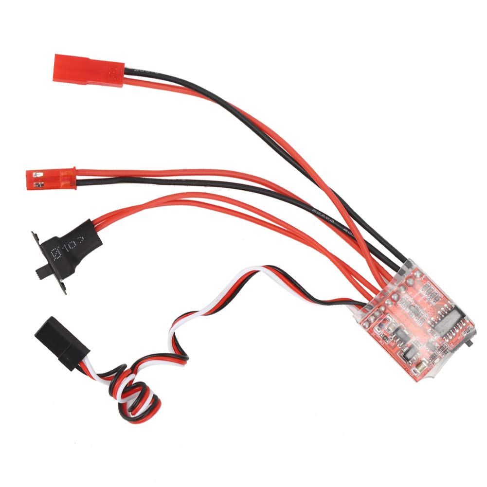 Contrôleur de vitesse ESC à balais 320 A, contrôleur électronique de vitesse bidirectionnel étanche haute tension avec connecteur XT60 pour voiture et bateau RC à moteur à balais