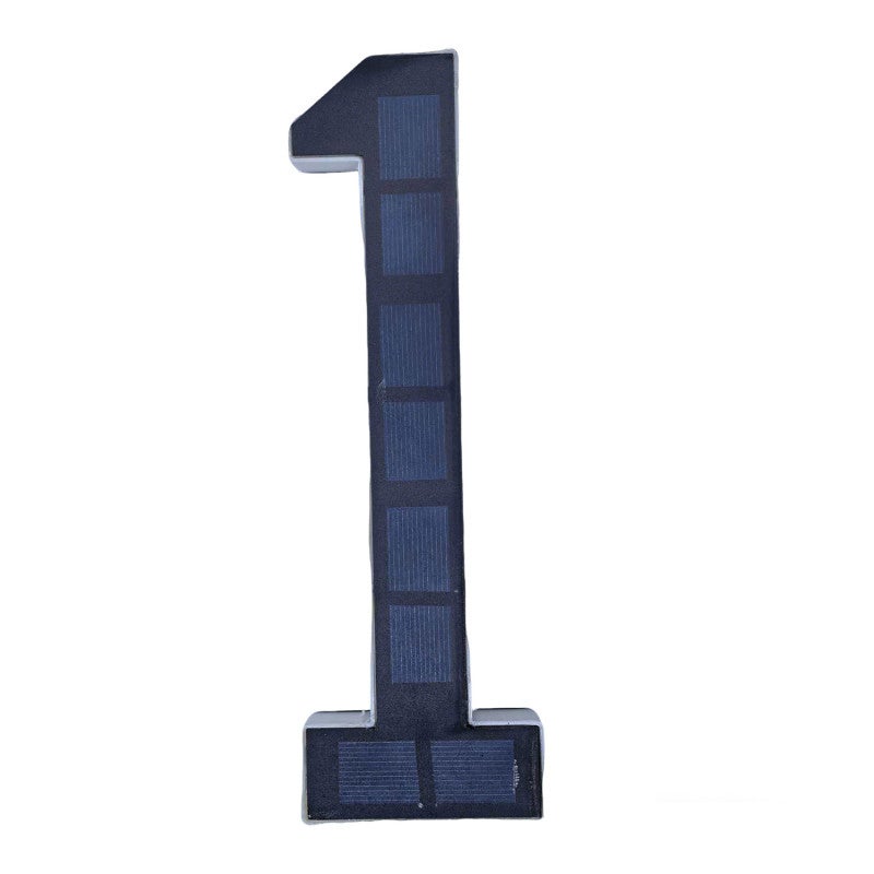 Numéro de maison lumineux, style moderne, 23 cm, solaire, LED, étanche ...