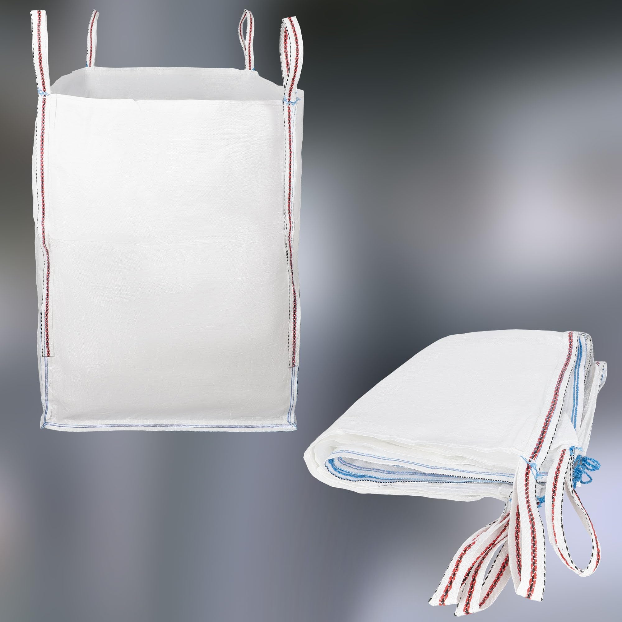 Sac Big Bag Vide, Sac Gravat Chantier 90 x 90 x 120 cm 1000 kg 2 pieces - KOTARBAU - 6
