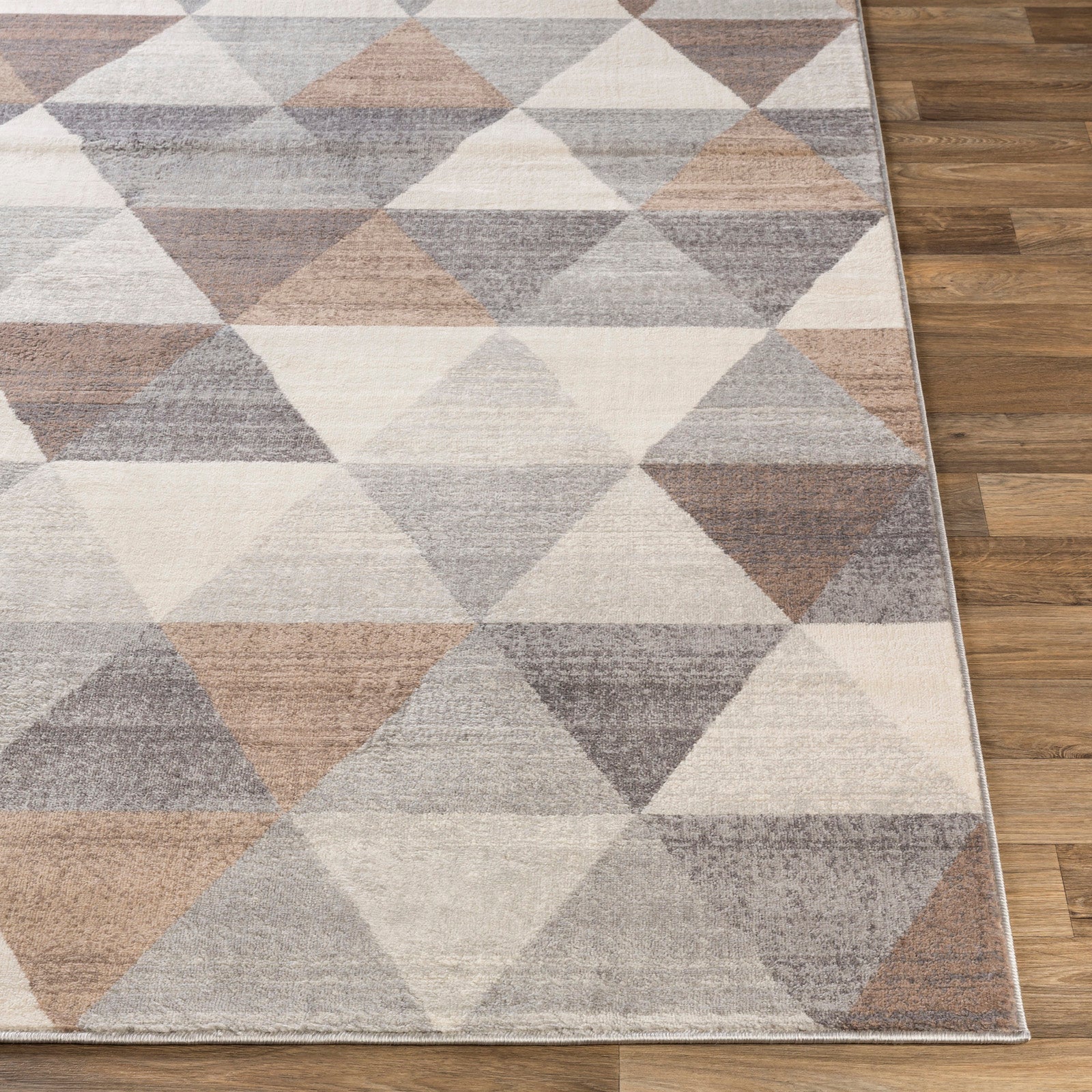 LIVABLISS Tapete Escandinavo Moderno Branco/Castanho 200x275 cm Katherine - 5