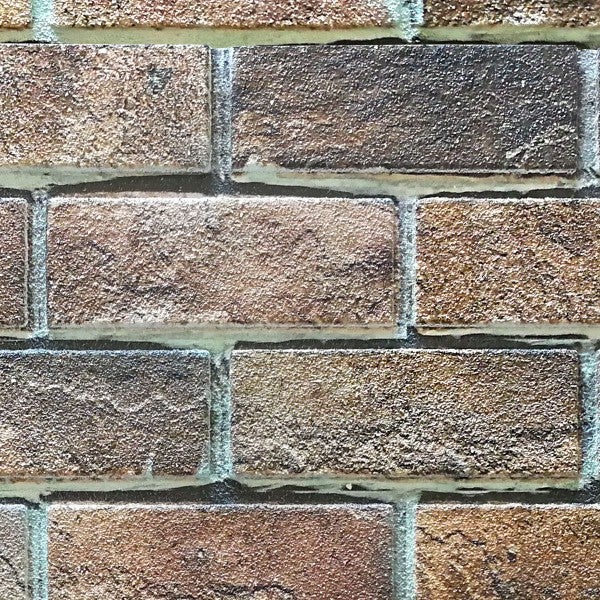 BORGO ITALIANO Faux Brique Panneau En EPS Résiné Brut Taille 100x50 Cm Épaisseur 2 Cm - 7