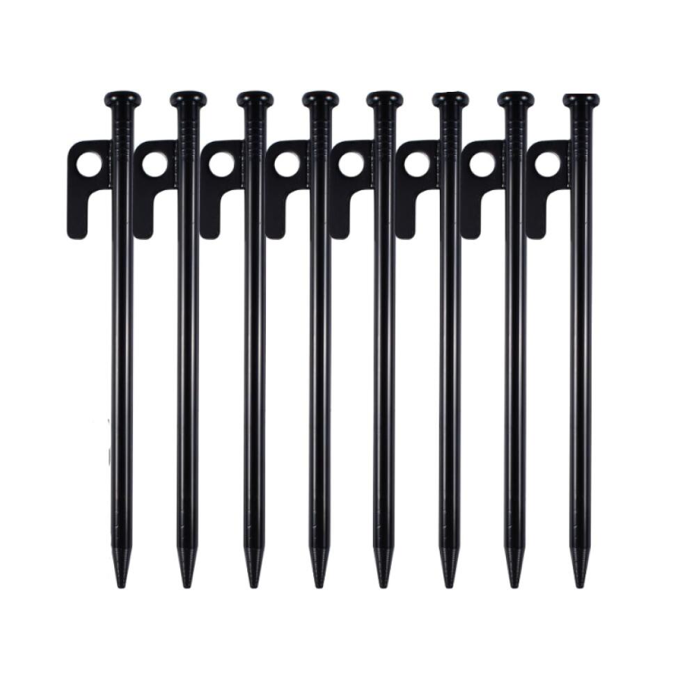 Lot De 5 Piquets De Tente Robustes, Piquets De Sol Coupe-Vent Pour