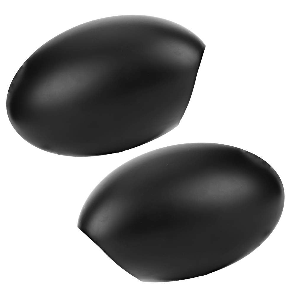 Un paio di copri specchietti retrovisori per auto adatti per Mini R52 R50 R53 489120050 (nero) - 4