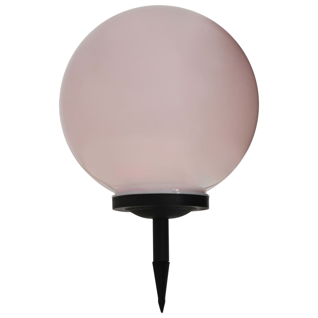 Vidaxl Lámpara Solar Esférica De Exterior Led Rgb 40 Cm Blanco , Leroy Merlin