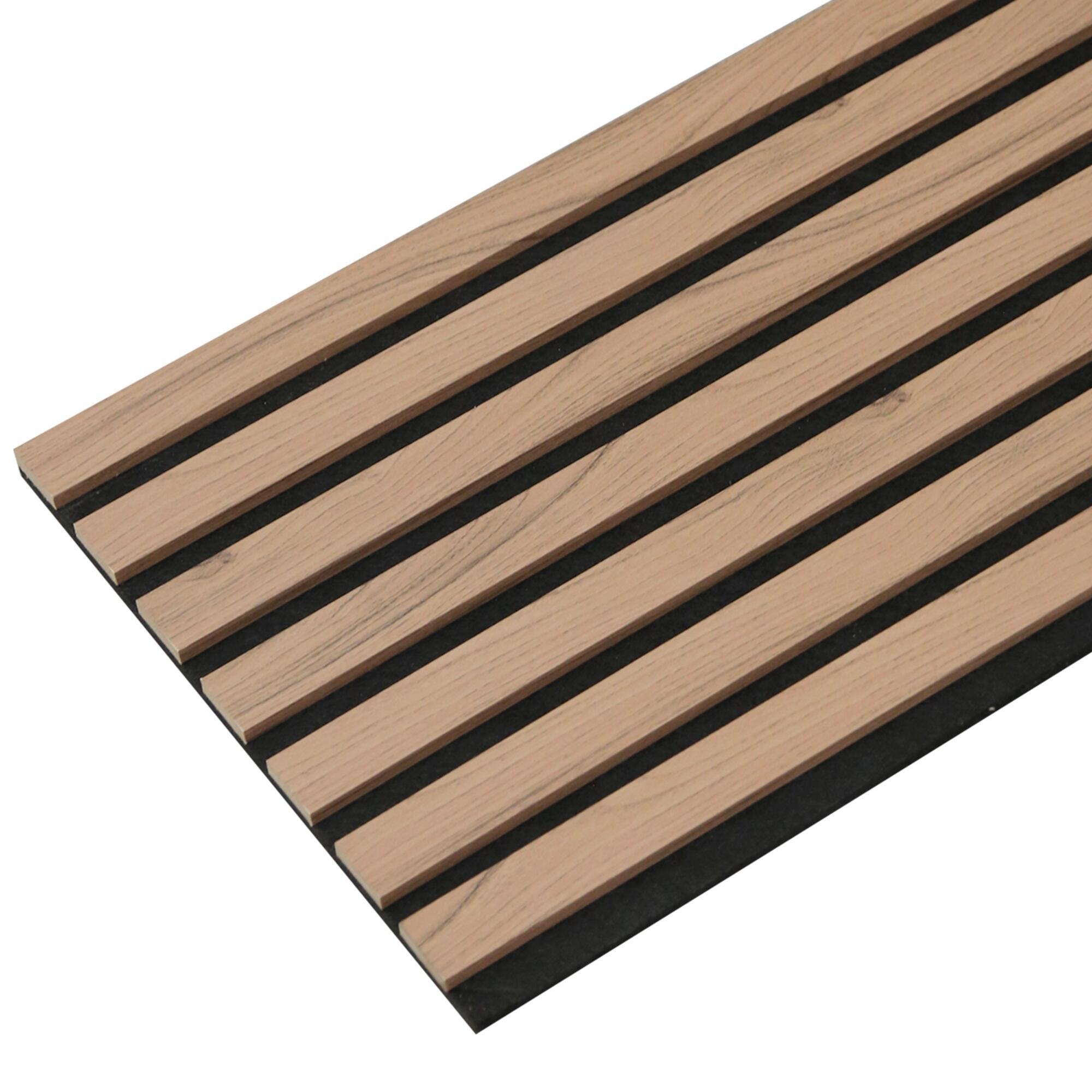Pannello decorativo per pareti MDF noce RAVIK - 30 x 260 cm - 0,78 m² - ARTENS - 4