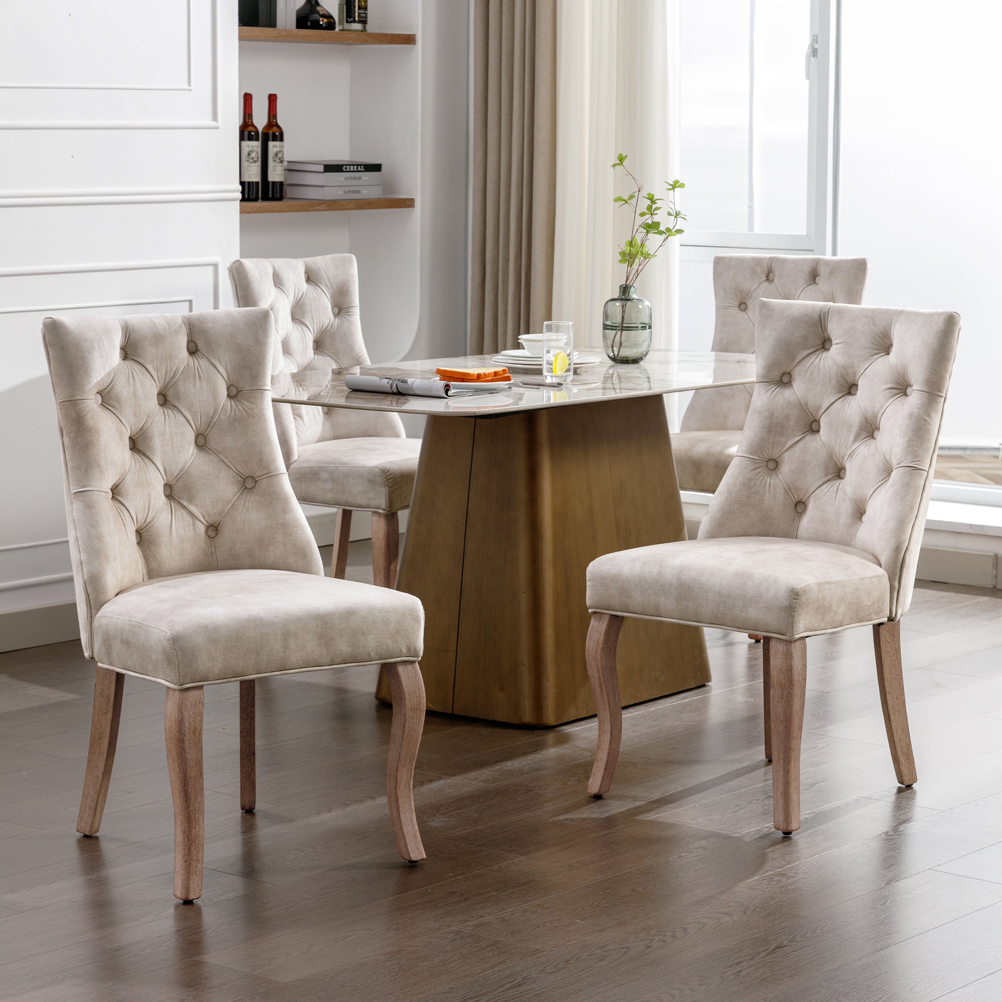 Set 4 Sedie Da Pranzo In Legno E Metallo, Stile Rustico E Moderno Per Cucina E Soggiorno, Nero