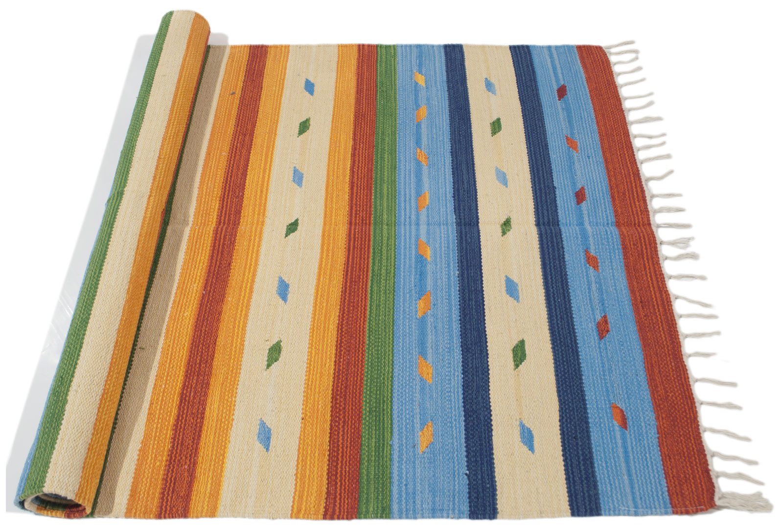 150x90 CM Kilim Oryginalny, autentyczny ręcznie robiony bawełniany
