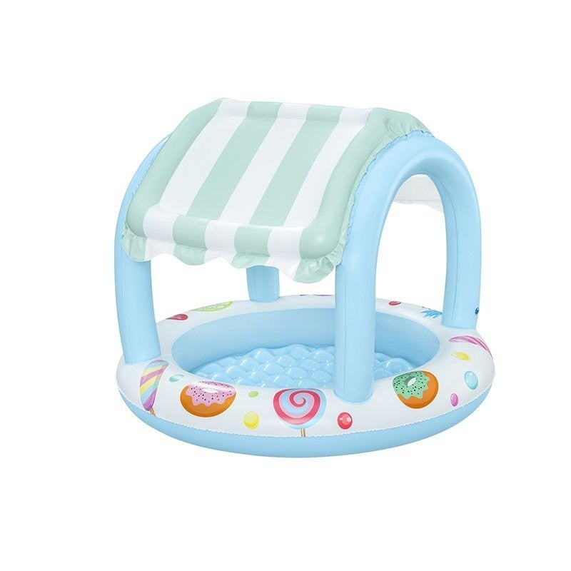 Miniland Piscina Hinchable Infantil De 100 Cm – Redonda, Compacta Y Segura Para Bebés, Ideal Para Jardín, Playa O Casa