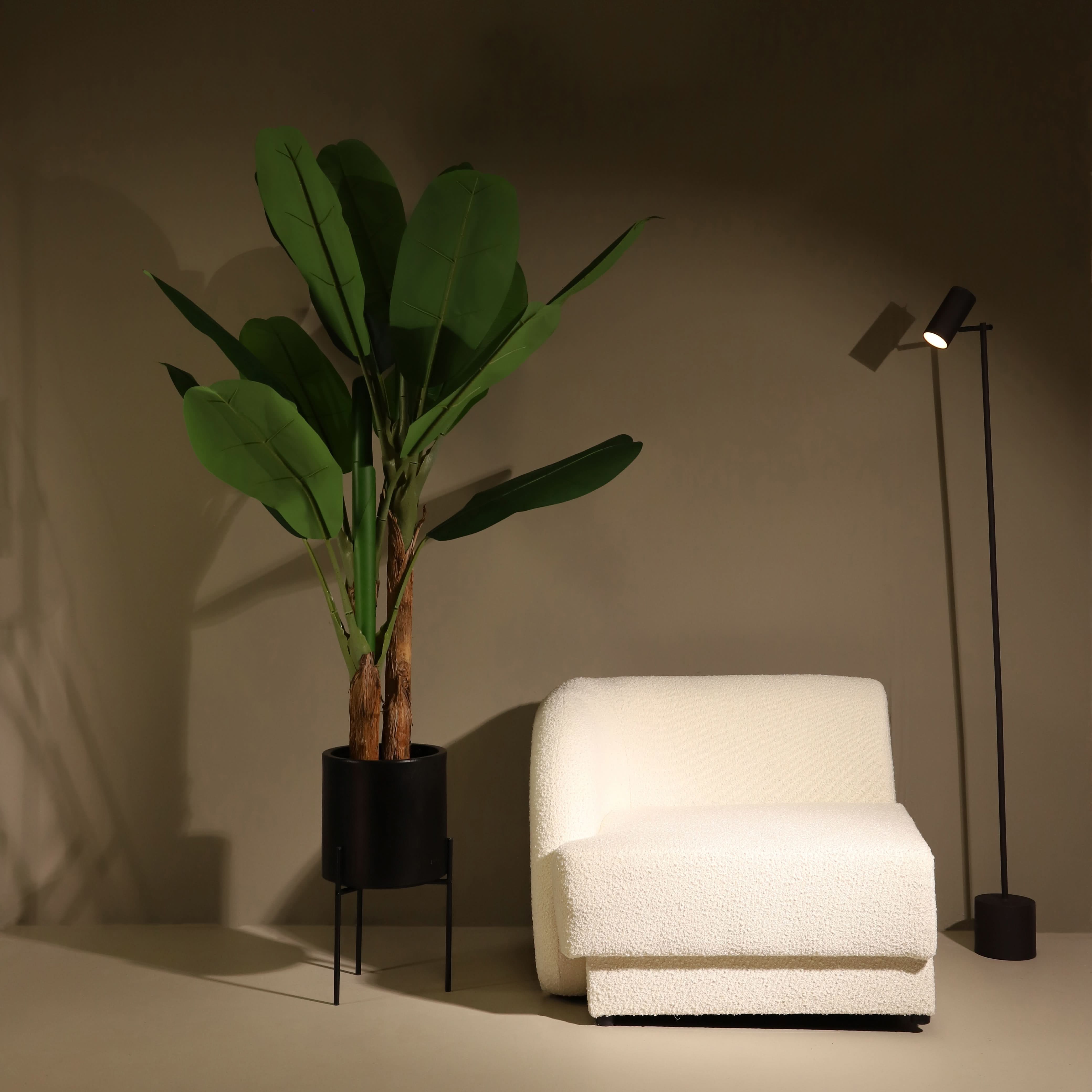 Planta artificial Bananera Marrón y verde 180 cm | Naturing Monde - Para interior - Tronco natural - En maceta - 5