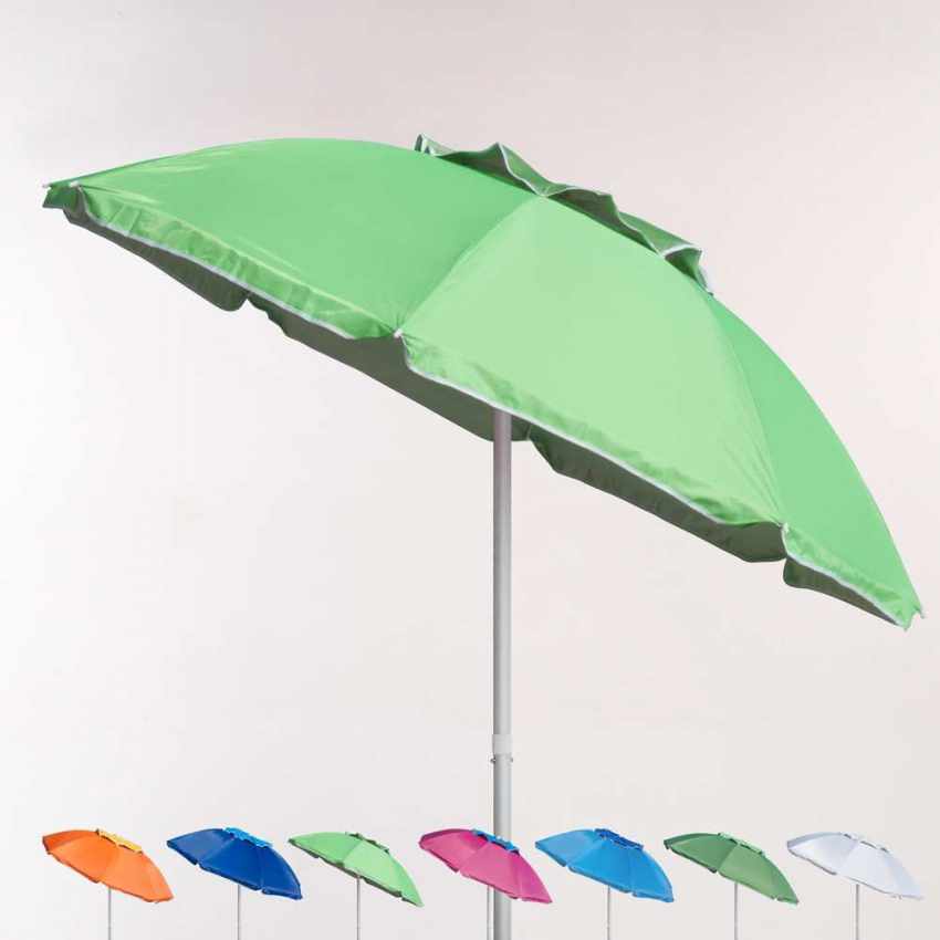 Ombrellone UPF 50 Parasole Da Spiaggia Portatile UPF 50+ Con Ancoraggio