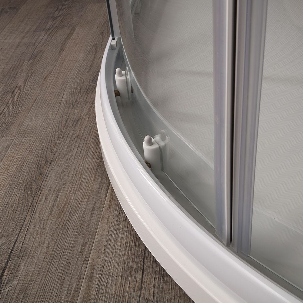 Box semicircolare per doccia 80 cm cristallo serigrafato | Venere - 5