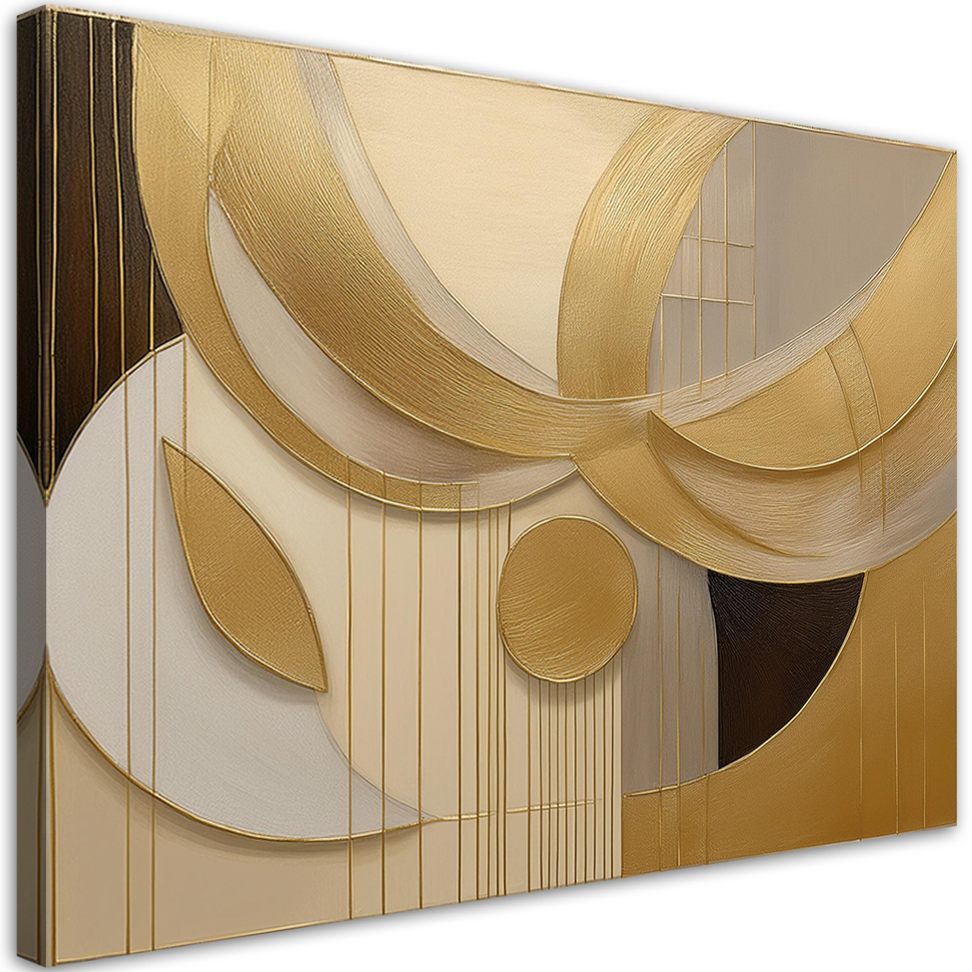 Obraz na płótnie, Abstrakcja Kształty 3D 120x80