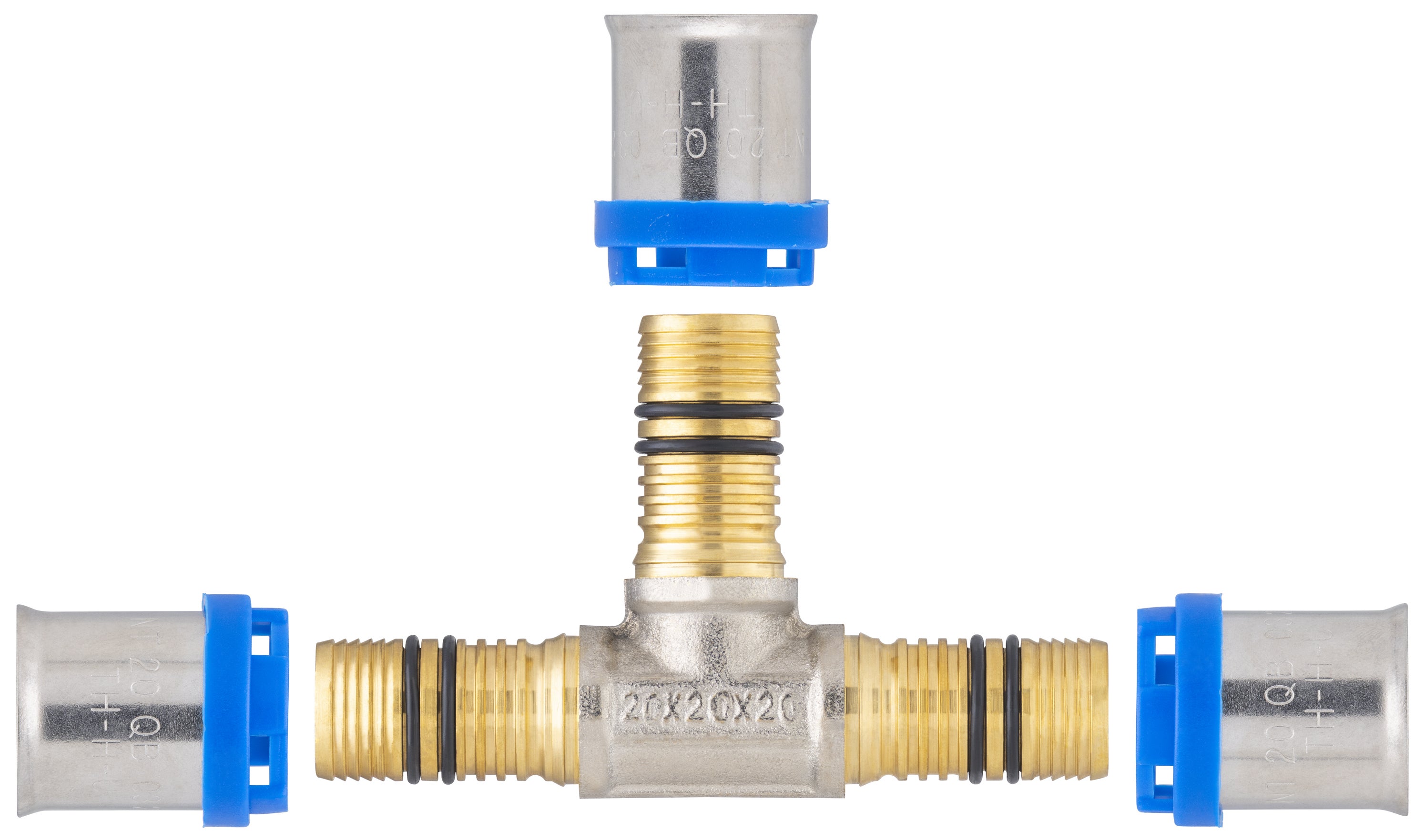 Té à sertir multicouche Ø20 NF QUICK PLOMBERIE - 4