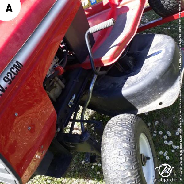 Courroie Tondeuse 4L490 Prix éco, Kevlar Trapézoïdale - 12,7 Mm X 1245 Mm 66877846