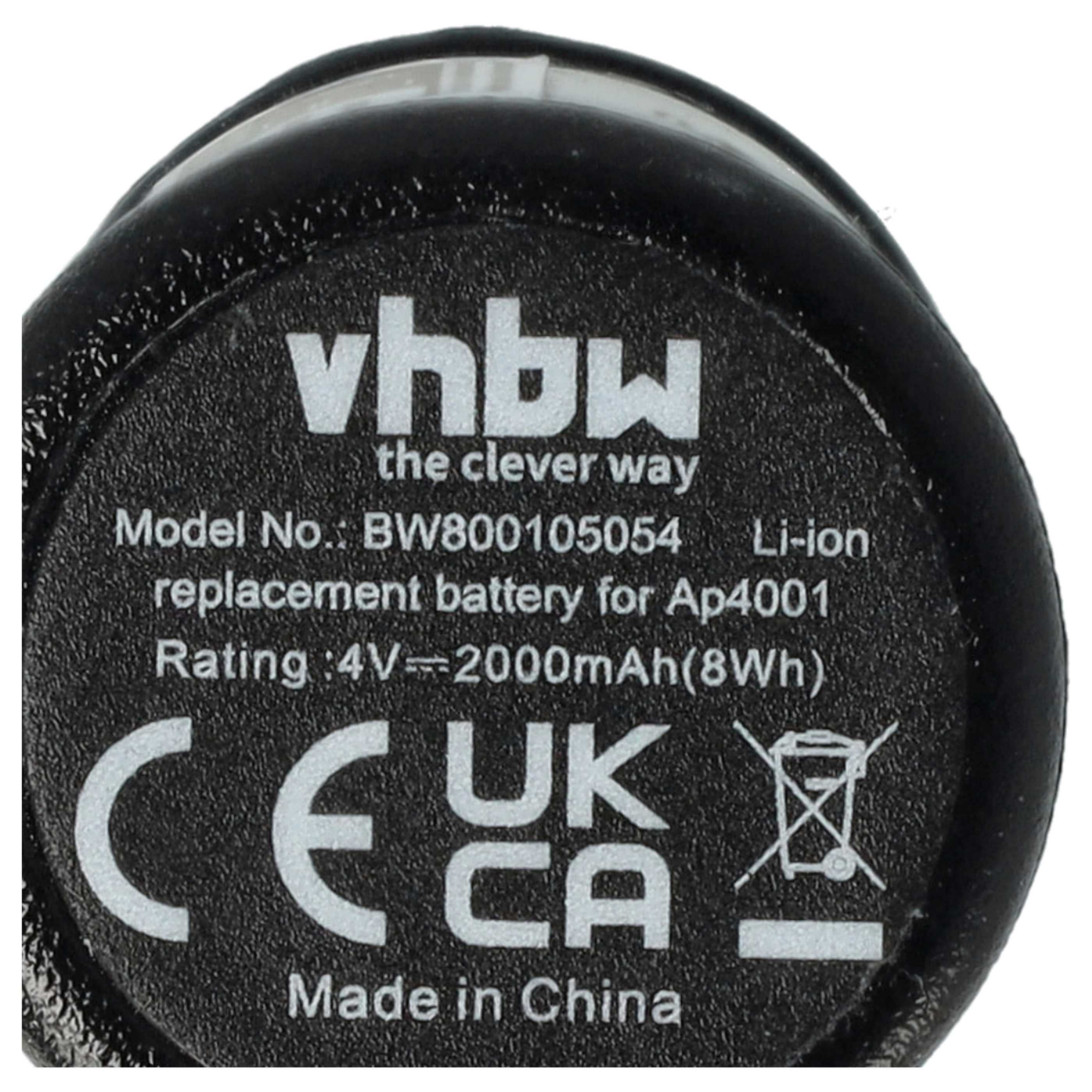 vhbw 2x Batterie compatible avec Ryobi RP4520, RP4530, RP4410, RP4470, RP4400 Flashlight outil électrique (2000 mAh, Li-ion, 4 V) - 5