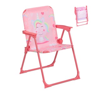 Sedia Da Campeggio Pieghevole Per Bambini – Leggera E Regolabile, Design Animaletto Verde, Perfetta Per Spiaggia, Giardino E Picnic