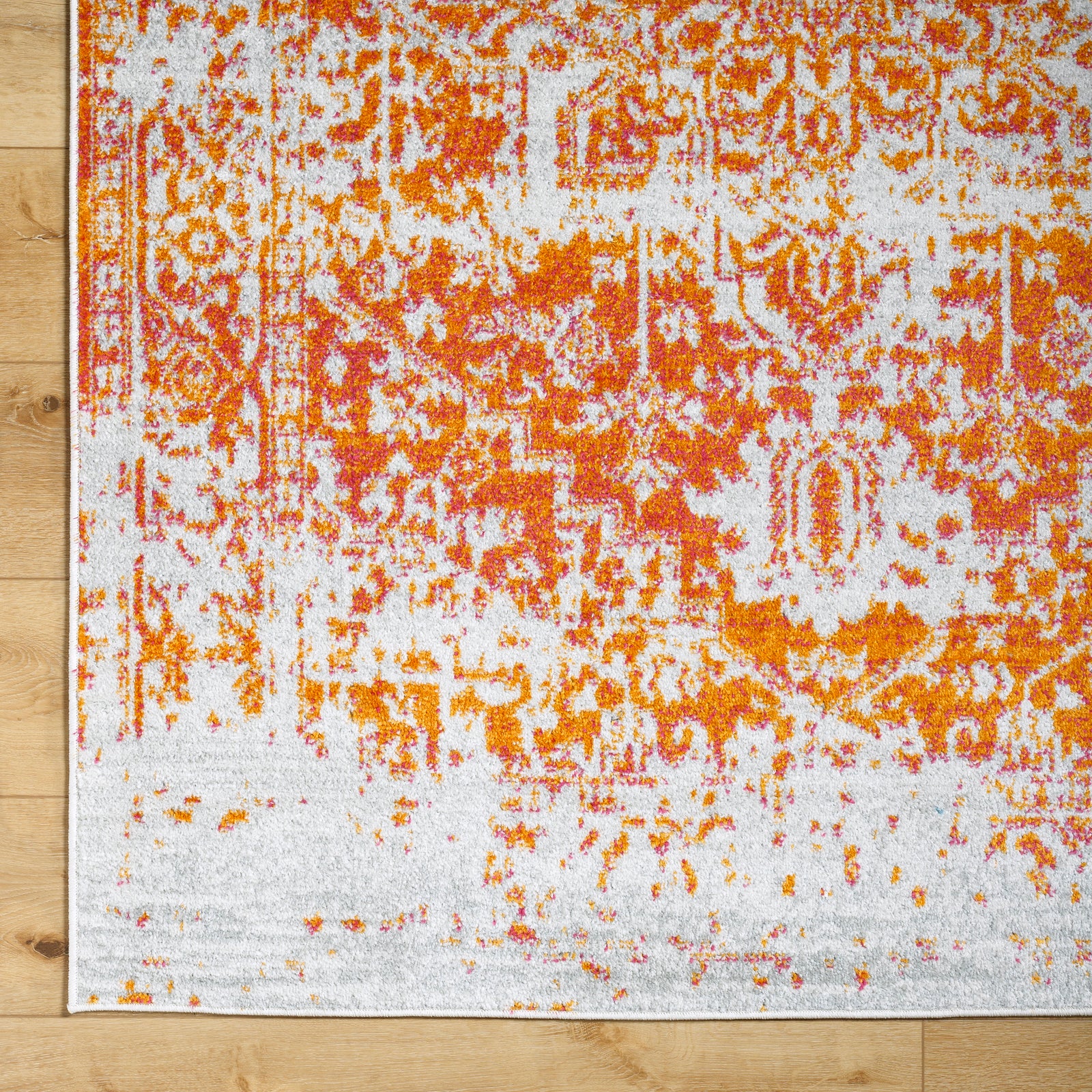 LIVABLISS Tapis Vintage Oriental Orange/Blanc 120x170 cm Juliette - 7