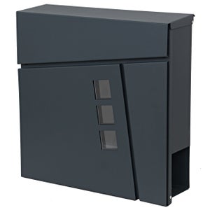 Cassetta Postale Kippen Armony - Argento, 370x130x360mm, Con Chiavi E Kit Di Fissaggio - Foto 10