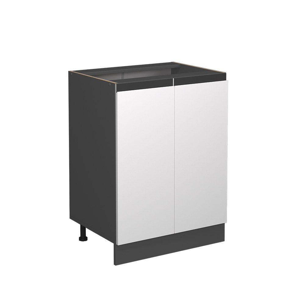 Vicco Szafki kuchenne R-Line, Biały, 60 cm J-Shape, bez blatu roboczego