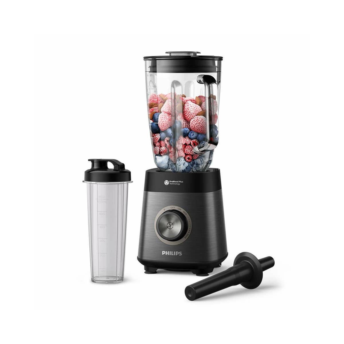 Philips 5000 Series Hr3041/00 Licuadora 2 L Batidora De Vaso 1200 W Negro/Gris , Leroy Merlin