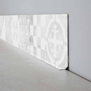 Battiscopa In MDF Bianco 120x15 Mm - Fibra Di Legno Compatto, 57.6 Ml, Facile Da Installare - Foto 12