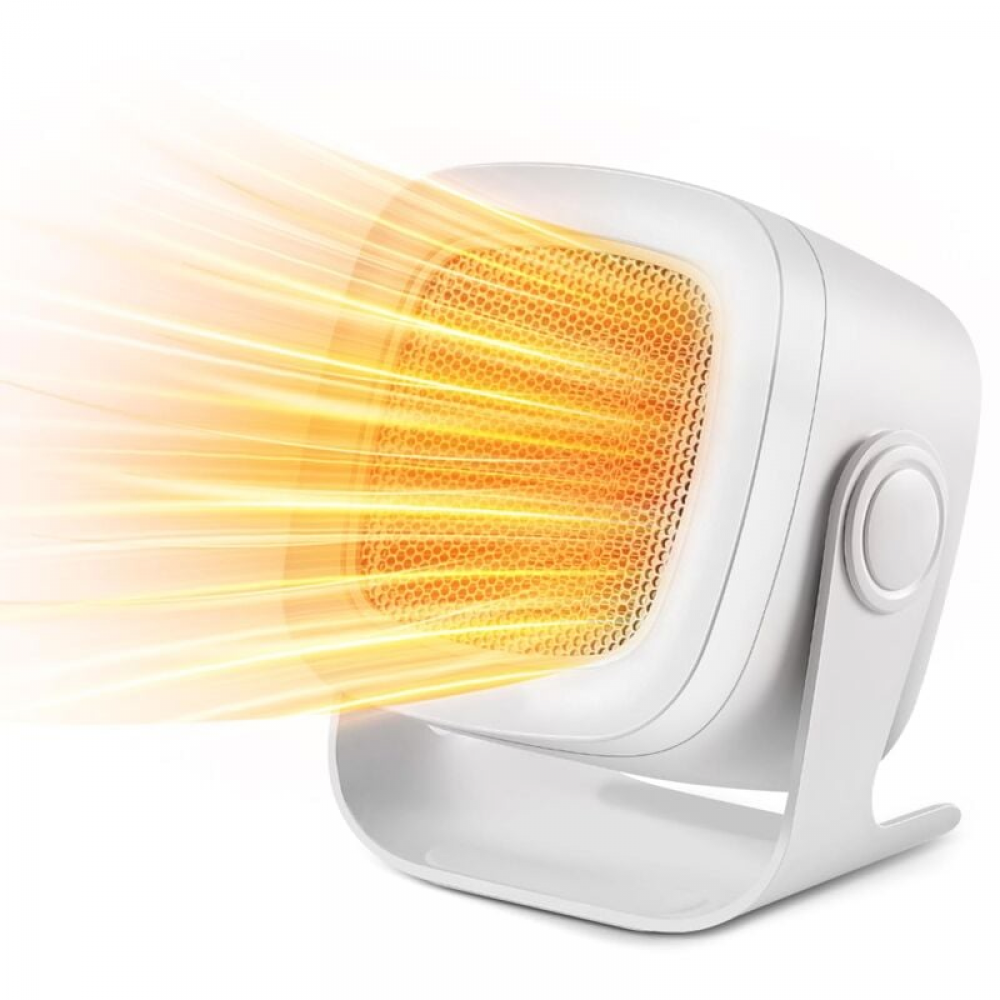 Nagrzewnica z wentylatorem, miniaturowy grzejnik elektryczny PTC oscylacja 90°, grzejnik elektryczny z 2 trybami, kompaktowy grzejnik, przenośny grzej