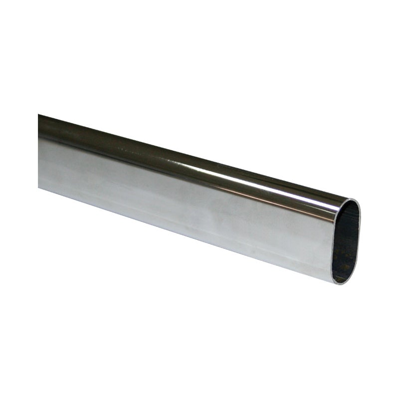 10 Supports Latéraux Emuca Pour Tringle Penderie Ovale Ø15mm - Acier Nickelé - Fixation Panneaux Armoire