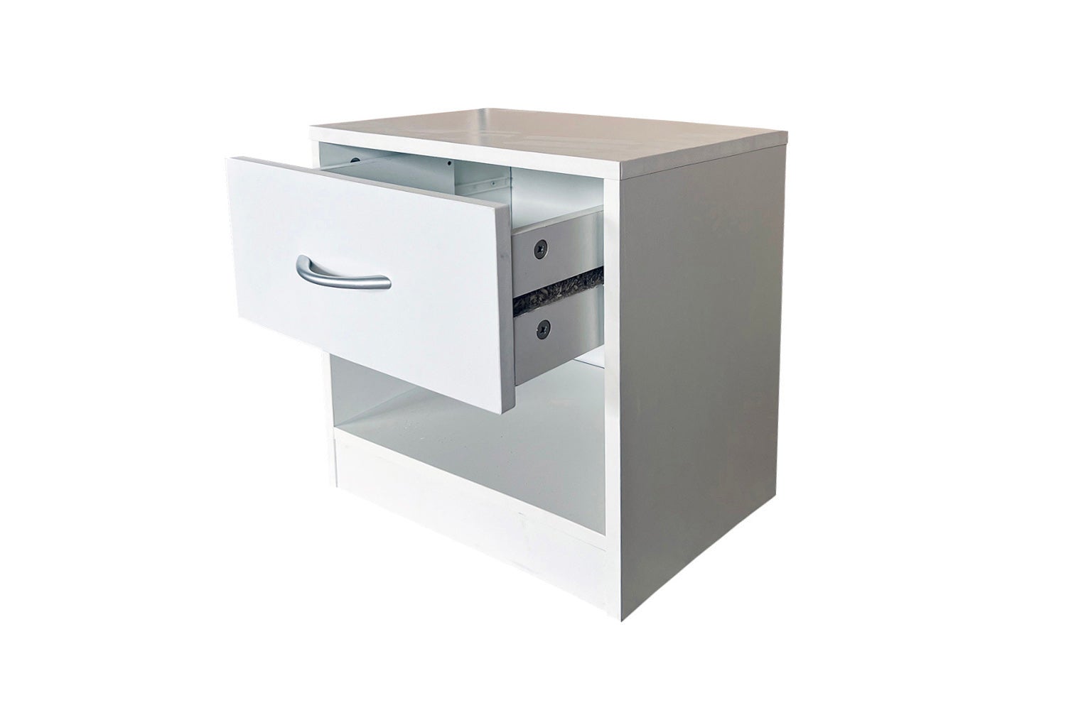 Mesita de Noche Pep 1 Cajon Blanco 39x41 cm - 3