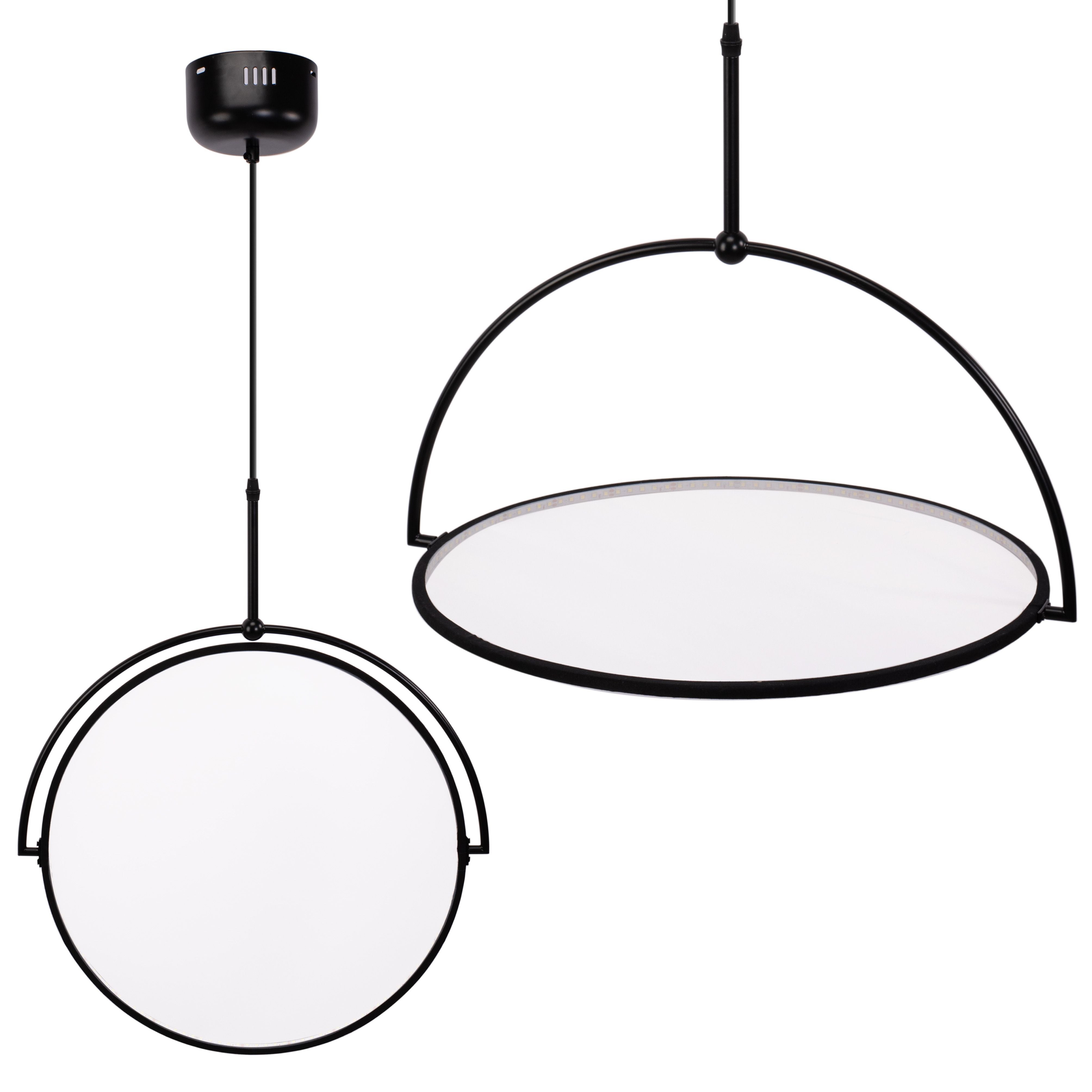 Lampa Sufitowa Wisząca Led Toolight Led App1426-C Czarny 35Cm