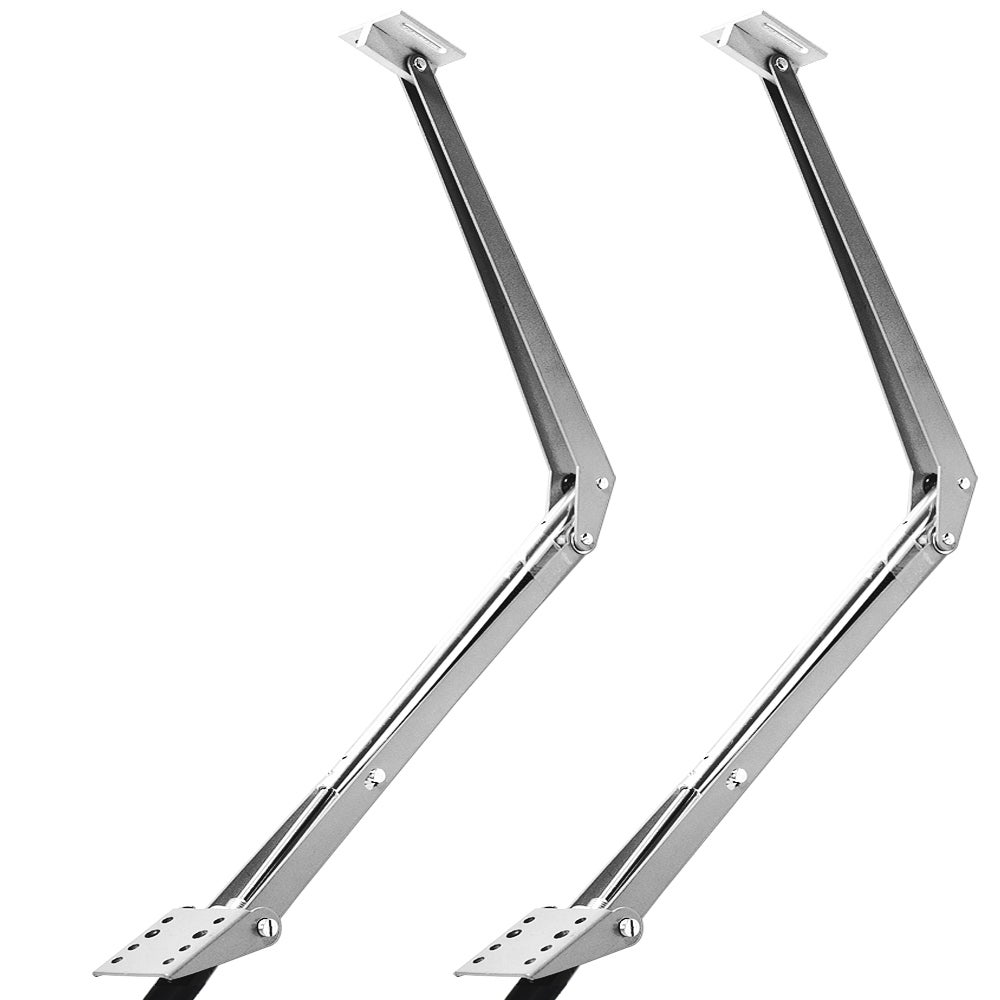 2x Ouvreur de fenêtre automatique abris serres de jardin 7,5kg force de levage Hauteur d'ouverture max. 45cm Lève-vitre réglable Ventilation serre - 4