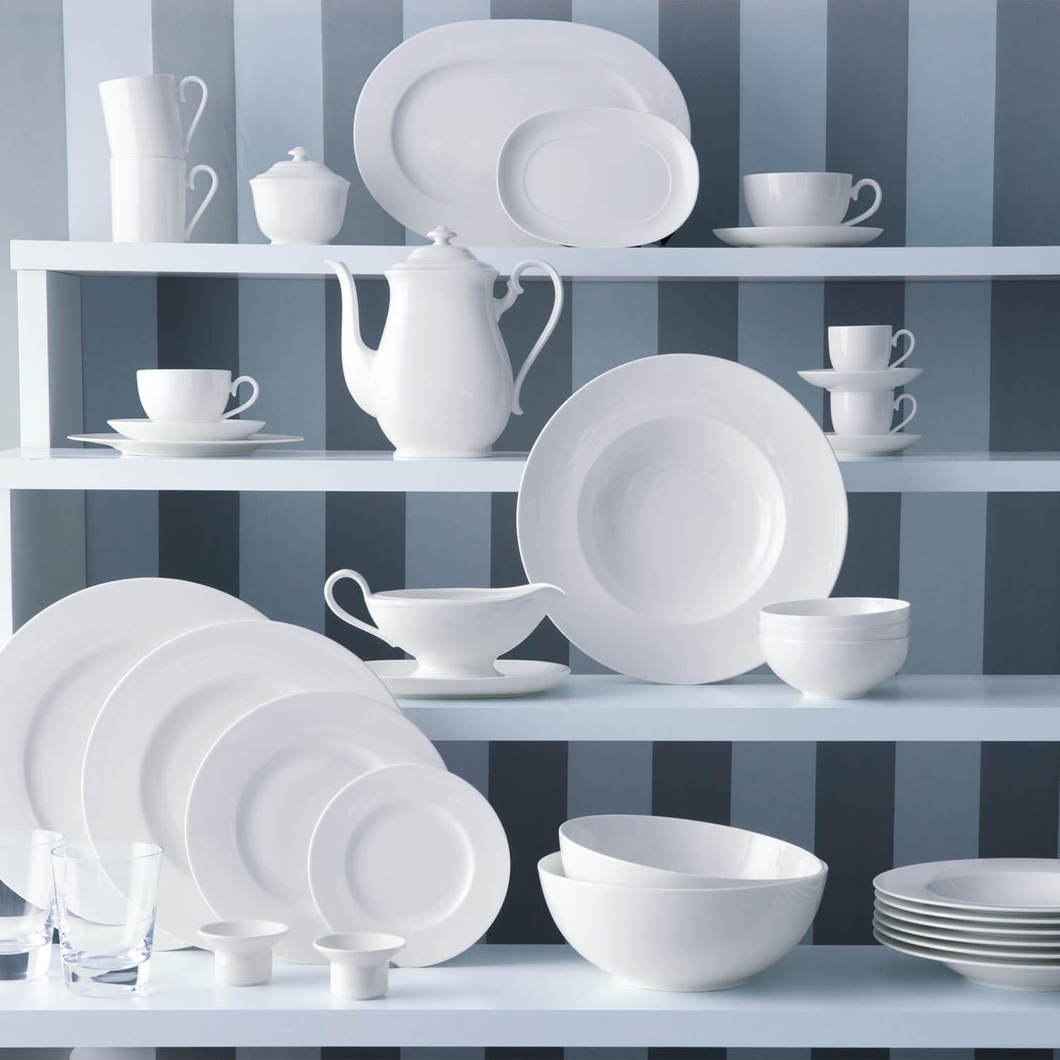 Villeroy & Boch Royal Piatto Ovale Grande da Portata, Porcellana Premium Bone, 41 cm - 2