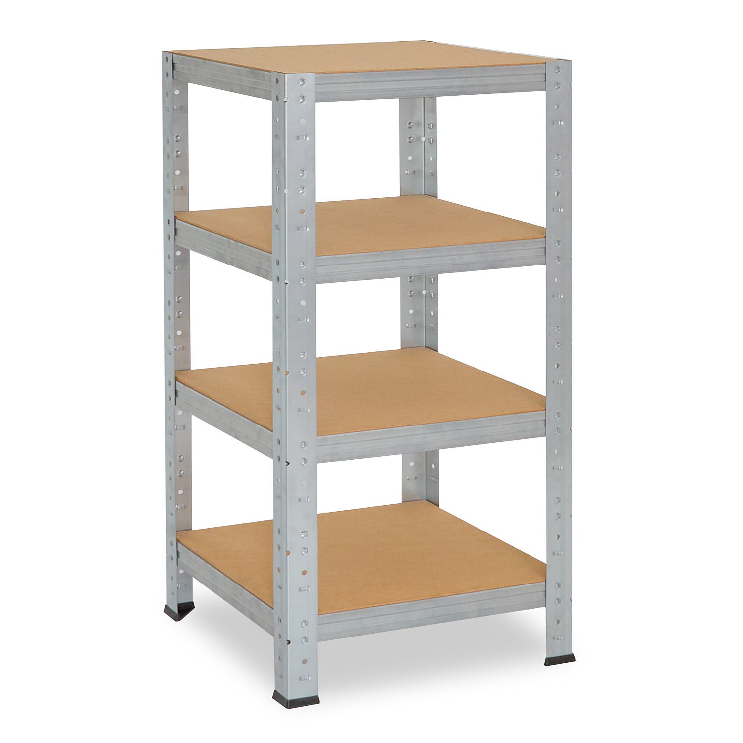 Shelfplaza® Étagère Charge Lourde Galvanisée 100x60x60cm 3 Niveaux 175kg - Rangement Métallique Robuste