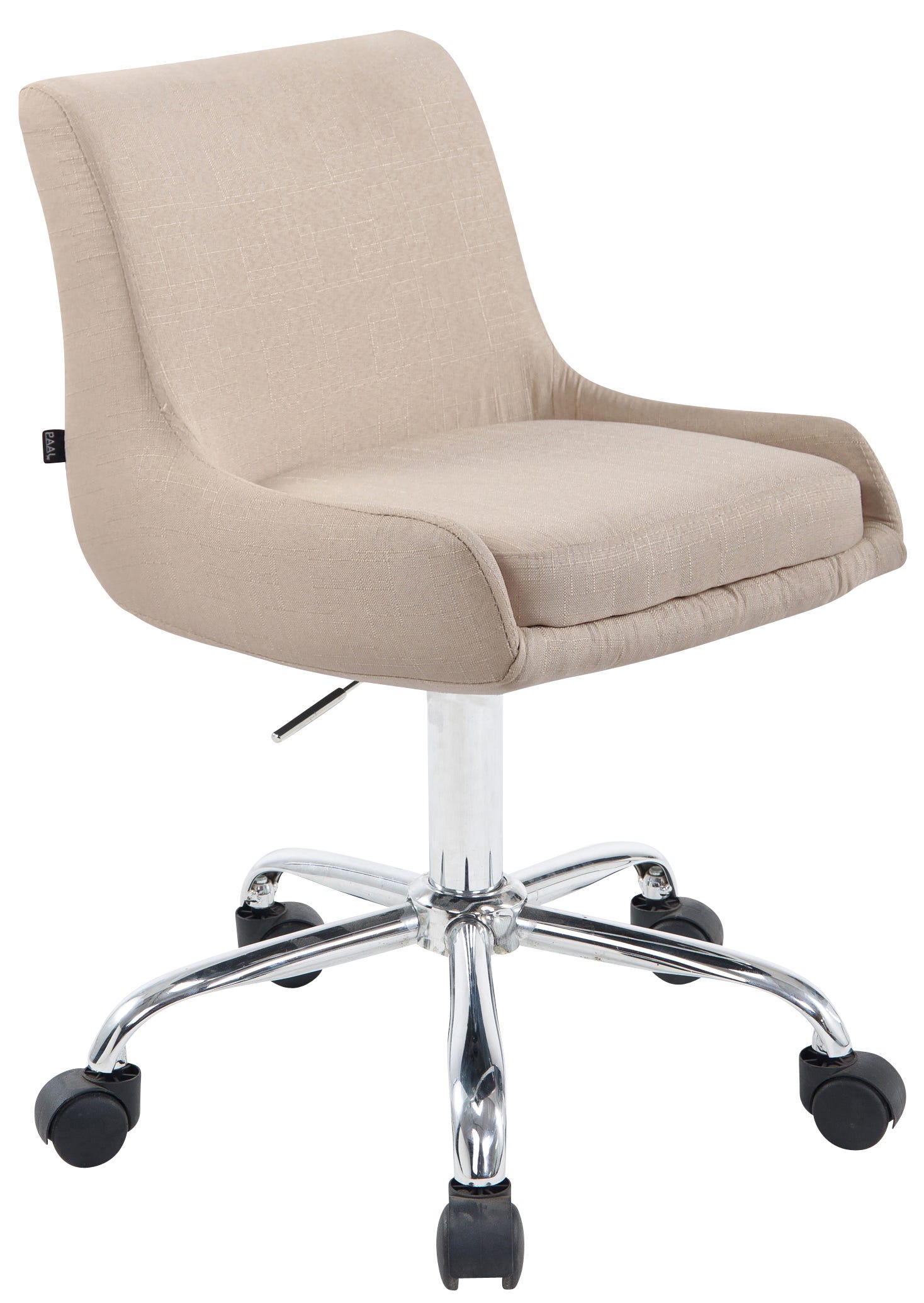 Taburete de trabajo color crema Club Fabric | Leroy Merlin