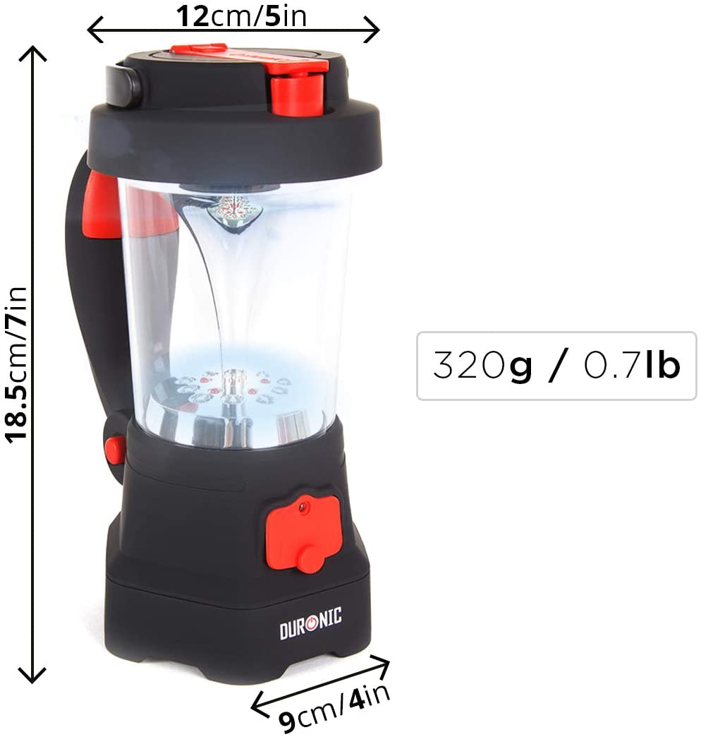 Dynamo Lanterne à Manivelle LED – Lampe D'urgence Ouragan Pour Maison, Camping, Portable