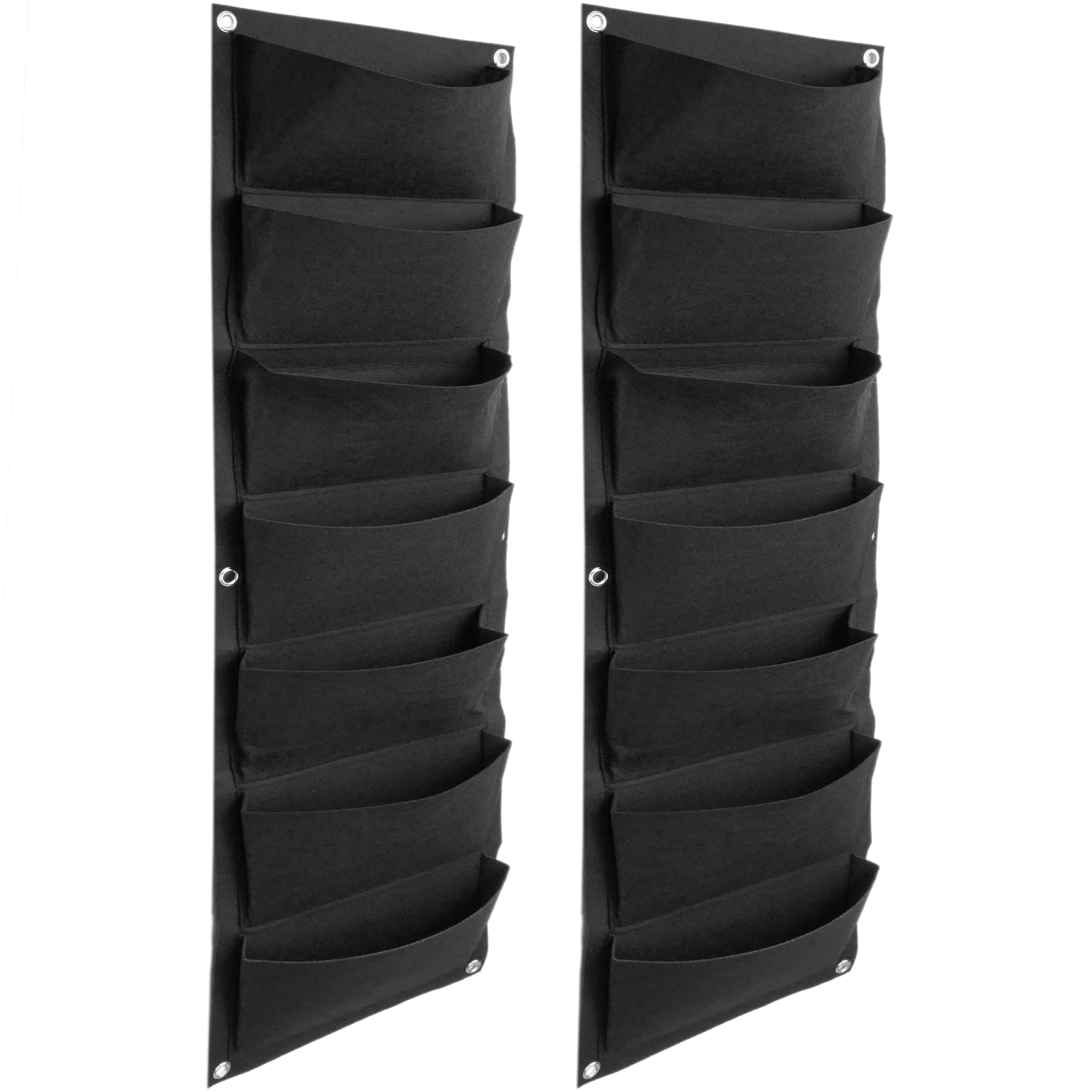 Giardino Verticale In Feltro Mingfuxin | 12 Tasche 60x80 Cm, Parete Interna/Esterna, Per Piante E Fiori, Con Ganci
