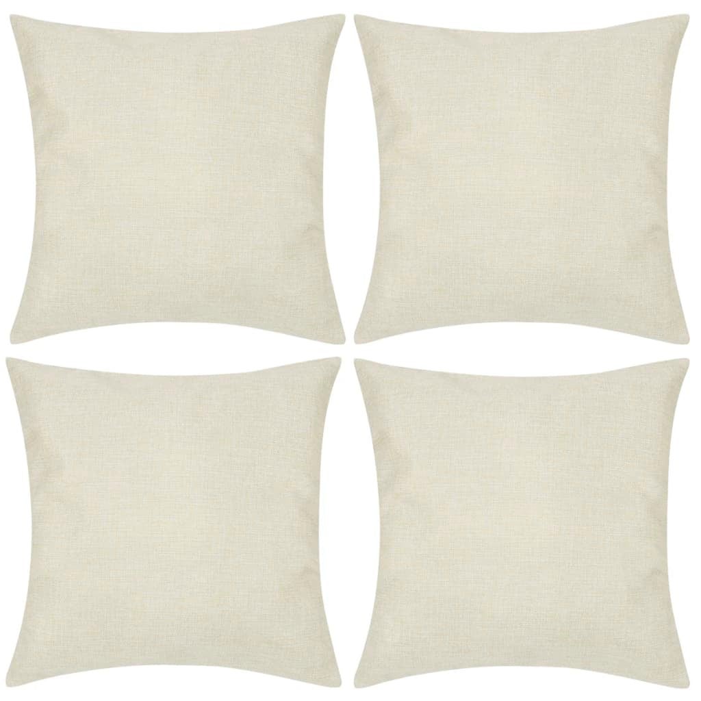 ANAZOZ Set Fodere Cuscini 40x40,Rose Flower Federe Cuscini in Lino Rosa Federa Singola Cuscino