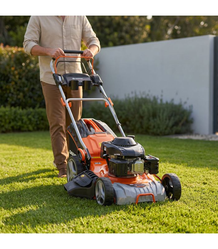 Tondeuse thermique autotractée 150cc 46cm coupe mulching DAEWOO DLM4600SP - 6