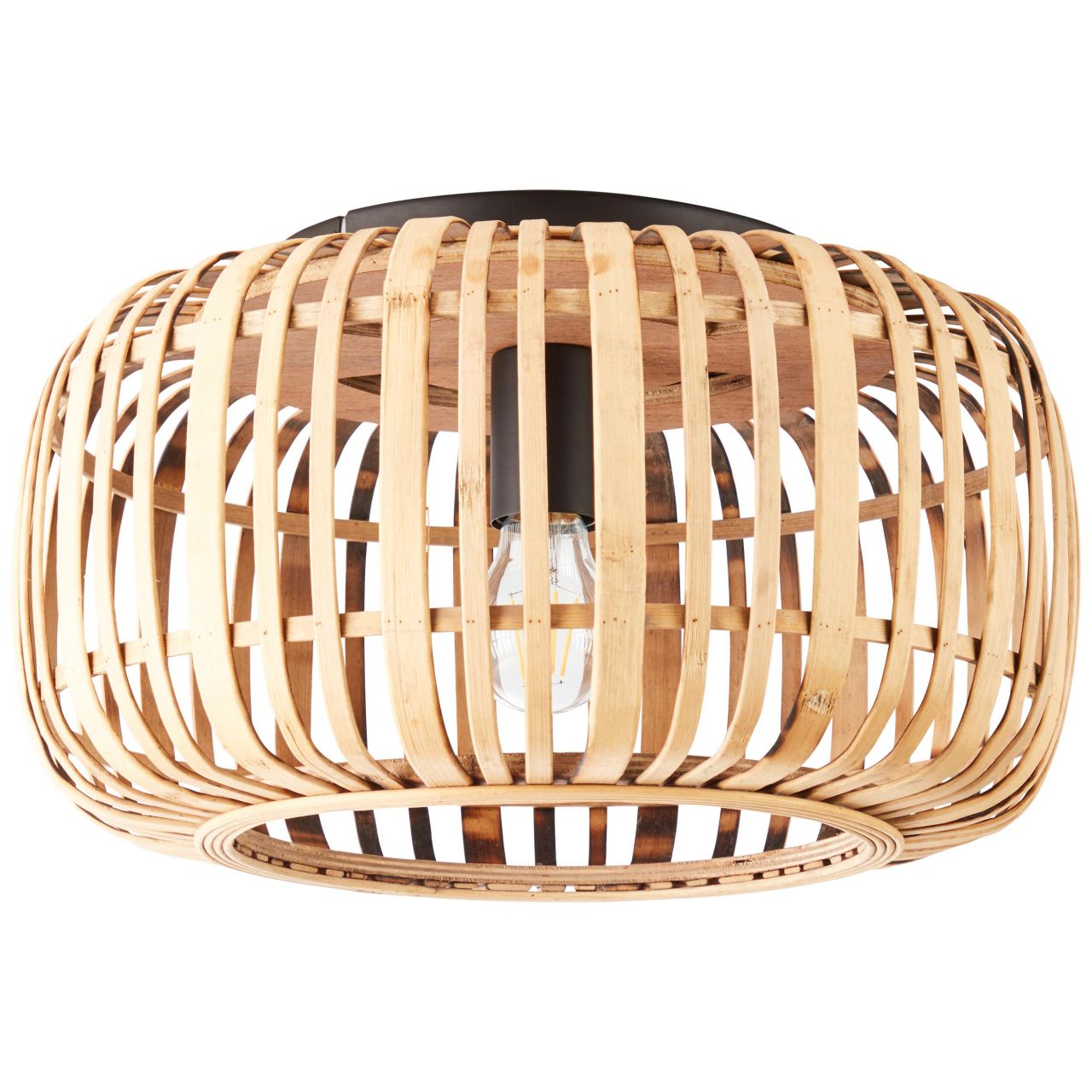 Brilliant Heida LED lampa sufitowa natynkowa 48cm czarna, metal/plastik, 1x 30W LED zintegrowana, (strumień świetlny: 3000lm, barwa światła: 3000-6500 - 2