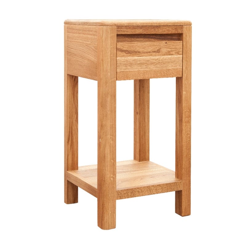 Table de chevet en chêne massif huilé Emma Maisons du Monde Table de chevet en chêne massif huilé Emma Maisons du Monde