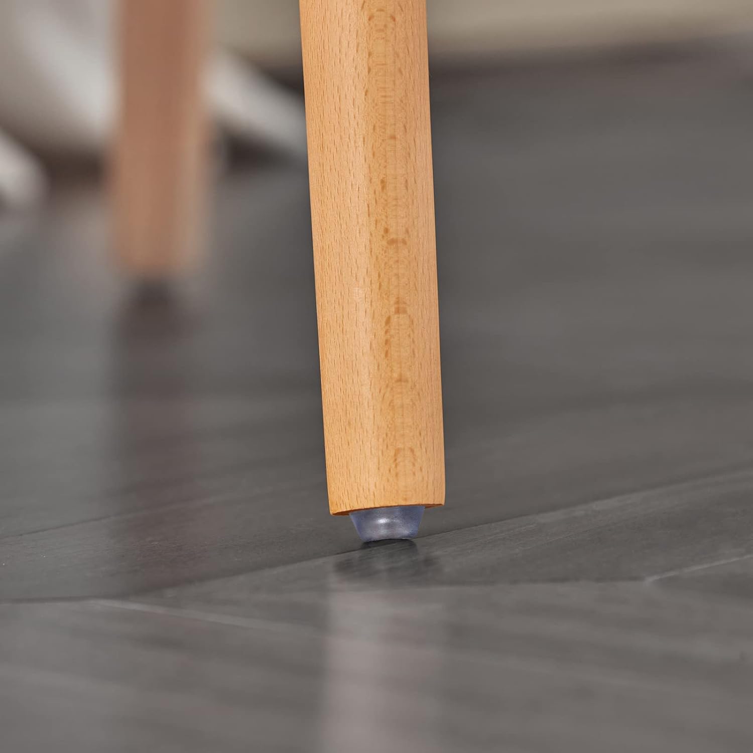 SoBuy Lot de 2 Tabourets de Bar Cuisine Dossier Repose-Pieds Haute qualité, FST50-DGx2 - 5