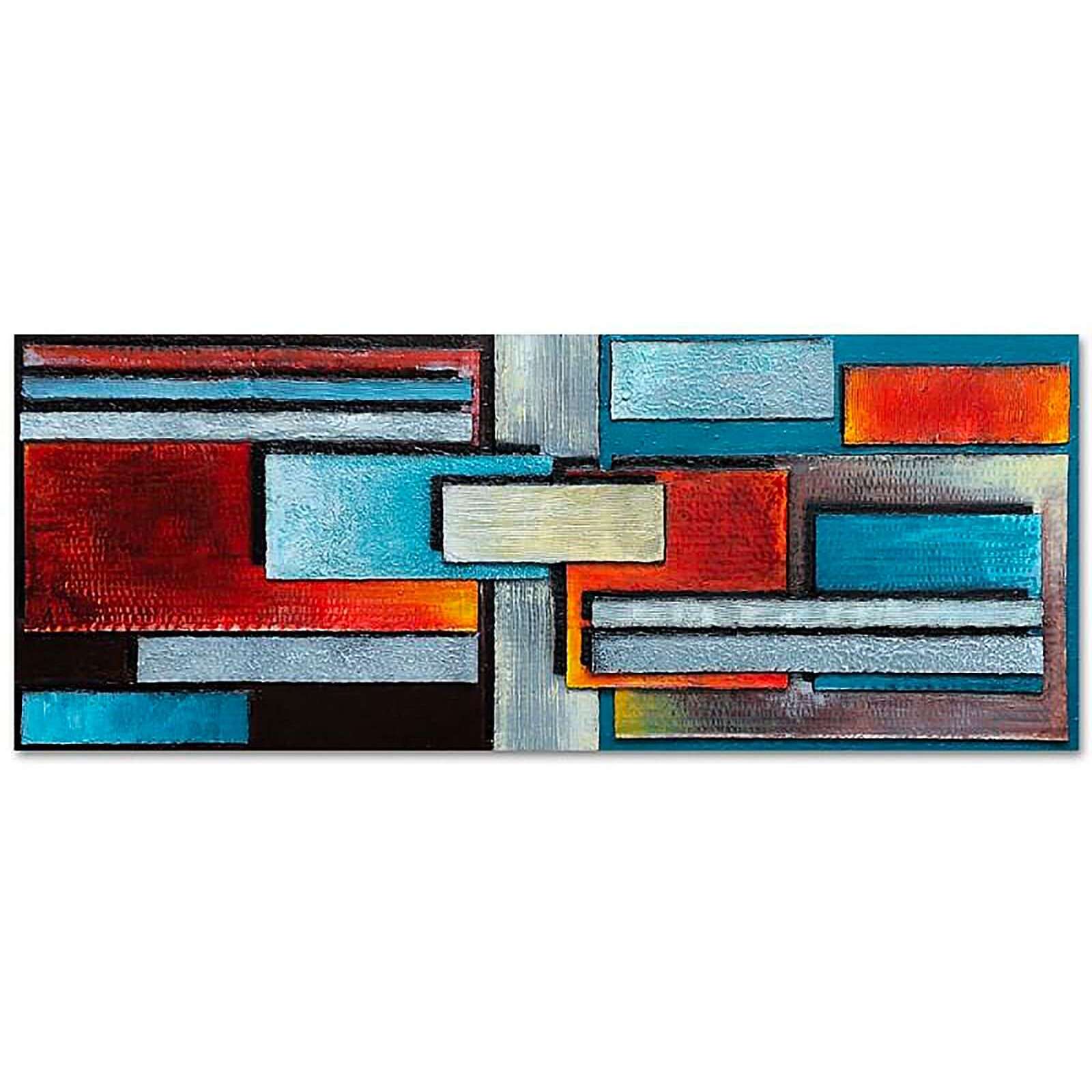 Tableau Toile Intissé Impression Abstraction - Modèle M-C-0251-b-n - Marque Murando - Neuf