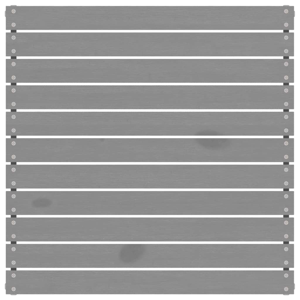 Maison Exclusive - Set Divani da Giardino 3 pz Grigio Cuscini Massello di Pino - 8