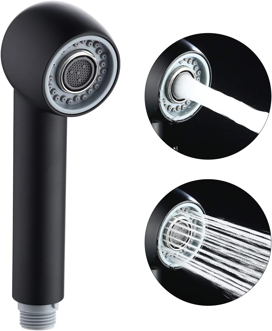 Douchette de rechange pour robinet de cuisine, 2 types de jet ...