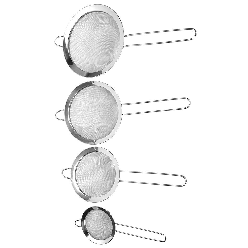 Panier Passoire d'Évier Lot de 2 avec Poignée, Diamètre 4.5