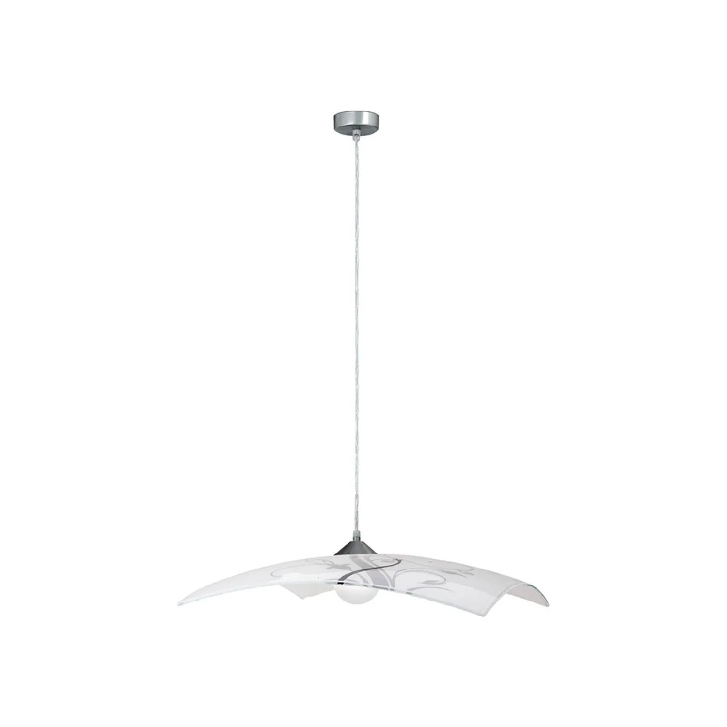 Lampa wisząca Elina białe wzorzyste 1xE27x40W metal wym:90x40x40cm IP20 Rabalux
