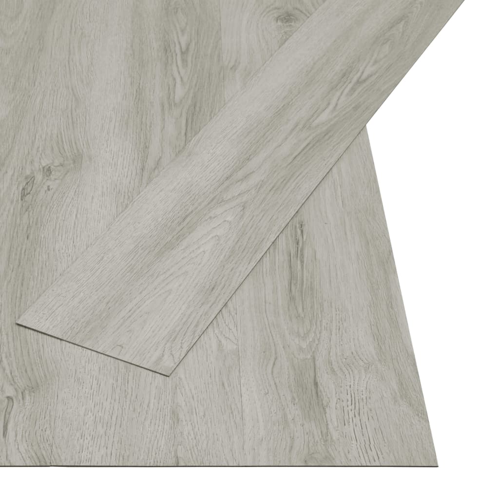 Lamas para suelo pvc autoadhesivas | tarimas de suelo | tarimas autoadhesivas 4,46 m² 3 mm gris claro cfw59778