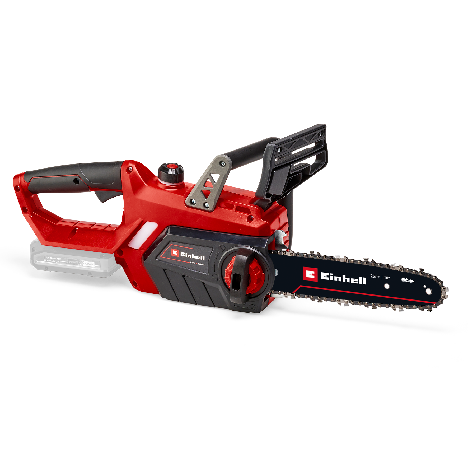 Elektryczna piła łańcuchowa Einhell POWER X-CHANGE, model 4501761, Ge-Lc 18 Li Pxc, do łatwego cięcia drewna