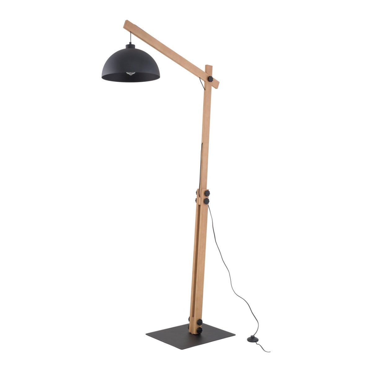 Lampa podłogowa stojąca Oslo czarna 1xE27x15W wym: 180 x 35 x 80 cm metal TK Lighting