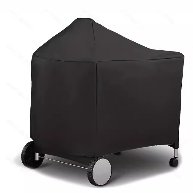 Czarny wodoodporny pokrowiec na grilla z tkaniny Oxford (1 opakowanie) 124 x 65 x 101 cm